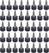 Wzttdm 40 Pcs 24/410 Natural Twist Bottle Caps - Squeeze Bottle Replacement Caps