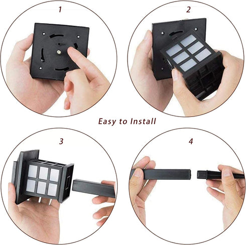 8 Pack Outdoor Solar Powered LED Garden Lights Landscape Lighting Waterproof Stake Path Lights for Patio Yard Backyard