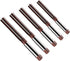 5 PCS Hand Reamer Set Metric H8 Accuracy Alloy Tool Steel 9Crsi, 6 Flutes Straight Shank Milling Cutter