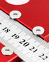 QWORK Center Scribe Gauge, Aluminum Center Finder Ruler, 45/90 Liner & Circle Center Measuring Tool