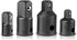 CARBYNE Impact Socket Adapter Set, 4 Piece - Ratchet Adapter for Impact Wrench, Impact Adapter & Socket Adapters