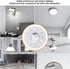 LICAEVEY 4.92 Inch 18W 3CCT 3000K 4000K 6000K Dimmable, (120V) Retrofit Light Kit, LED Ceiling Fan Light for Ceiling