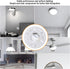 Gonetre Dimmable 4.92 Inch (120V) Ceiling Fan LED Light Kit High Performance Retrofit Panel with Magnetic Attachment