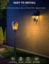 Dusk to Dawn LED Light Bulbs Outdoor, 13W Ultra Bright (100W Equivalent), 2700K Soft White, Auto On/Off, 2 Pack