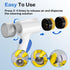 2 1 IPX7 6 Electric Spin Scrubber in Scrubber Brush & Cleaning Spray with No-Rinse Formula Cleaner Full Body Waterproof