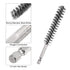 5Pcs Bore Brush Stainless Steel 15mm Dia Cleaning Twisted Wire Brush with Handle, 1/4 Inch Hex Shank