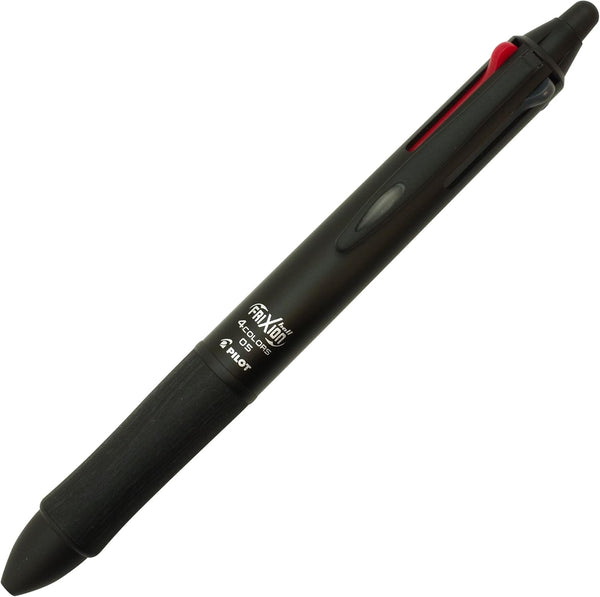 Pilot LKFB-3SEF-B FriXion Ball 4 Color Ballpoint Pen, 0.5mm, Black