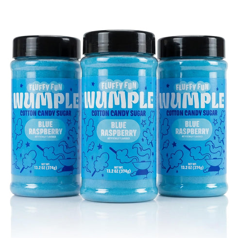 Wumple Blue Cotton Candy Sugar Flavored Floss Sugar for Cotton Candy Machines,