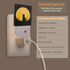 Cat Night Light,Cat Grass Field Full Moon Night Lights Plug into Wall LED Dusk to Dawn Light Sensors Indoor Home Decor