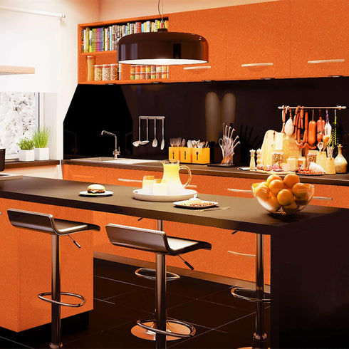 Abyssaly Orange Peel and Stick Wallpaper - Removable Self-Adhesive, 15.7" X 118", Embossed Silk Textured