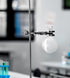 EISCO 3-Finger Lab Clamp with Bosshead Holder for Lab Stand Rod - PVC Coated Prongs, Beaker Holder