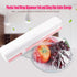 Cling Film Cutter, Professional Refillable Food Wrap Dispenser with Slide Cutter