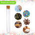 Weewooday 20 Pieces Plastic Test Tubes with Cork Stoppers - Halloween Science Party Storage Containers