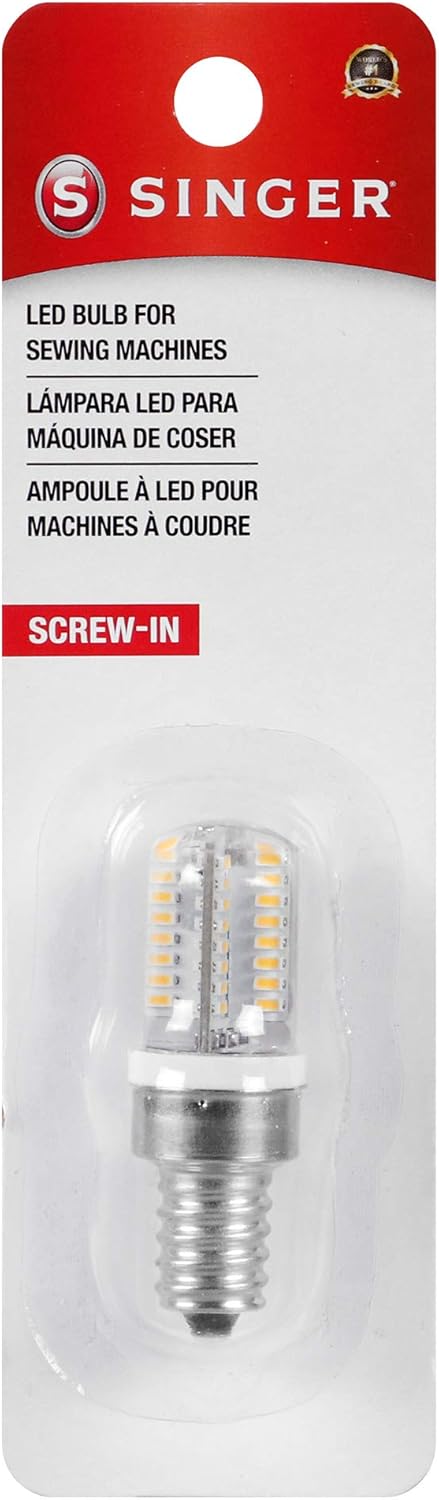 Screw-in LED Light Bulb for Sewing Machines by SINGER