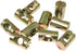 RLECS 12pcs M8 Pozidriv Hammer M8 20mm Slotted Barrel Nuts Cross Dowels Slotted Nuts Horizontal Hole Nut Embedded Nut