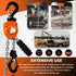 Manual Mini Lever Chain Hoist - 1/4 Ton 550LBS 10FT Alloy Steel G80 Chain Puller
