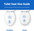 Plus Toilet Seat Elongated, Soft Close Toilet Seat, No-Slam, Magnetic Quick-Release Easy Clean, Easy Installation