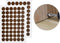 Aopin Screw Hole Stickers PVC Covers Self Adhesive, 21mm Decorative Stickers Screws