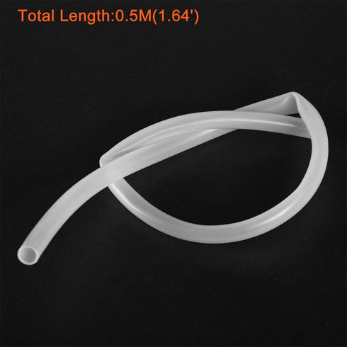 uxcell Silicone Tube - 12mm ID X 16mm OD, 1.64' Flexible Rubber Tubing for Water Air Hose Pipe