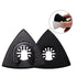 136Pcs Oscillating Tool Sanding Pad Kit, 6Pcs Triangle Sanding Pads and 130Pcs Multitool Sandpaper