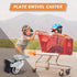 5pcs 1 Inch NUOBESTY TPR Swivel Stem Casters Grey Silent Replacement Wheels for Furniture Cart Rolling Industrial Use