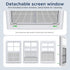 AIRGBW 12"*18", 1 Pack) Windows for Chicken Coop with Screens, Aluminum Exterial Window Replacement for Playhouse