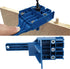 Handheld Dowel Jig Kit with Wood Doweling Hole Drill Guide, Punch Locator Positioner, Wrench Limit Ring for Home