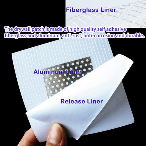 Drywall Repair Patch Kit, Self Adhesive Wall Mesh Repair for Large Holes in Drywall