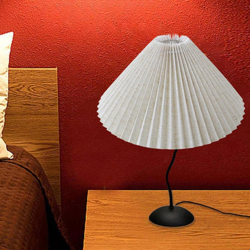 IEUDNS Pleated Lampshade Decorative Chandelier Shade Floor Light Shade for Dining Room Bedroom Hotel Home, Linen