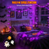 43FT 100LED 13 LORRYTE Connectable Purple Halloween Lights Outdoor Indoor - Globe String Lights Plug in with Timer