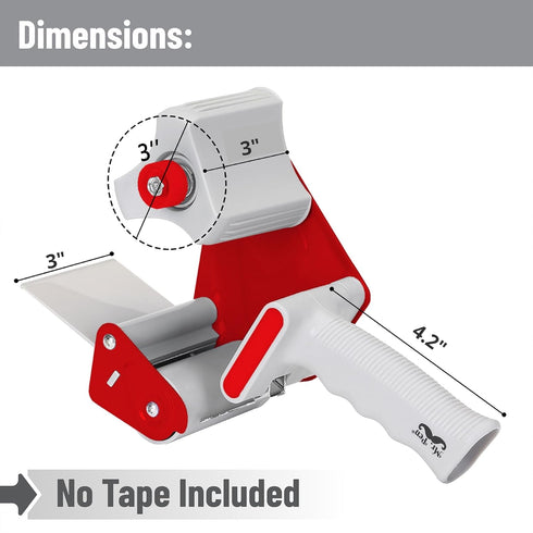 Mr. Pen- Packing Tape Dispenser Gun 3-Inch, Heavy Duty Packing Tape with Dispenser, 3 inch Packaging Tape Gun, Clear Packing Tape, Tape Gun for Packing Boxes, Moving Tape by Mr. Pen