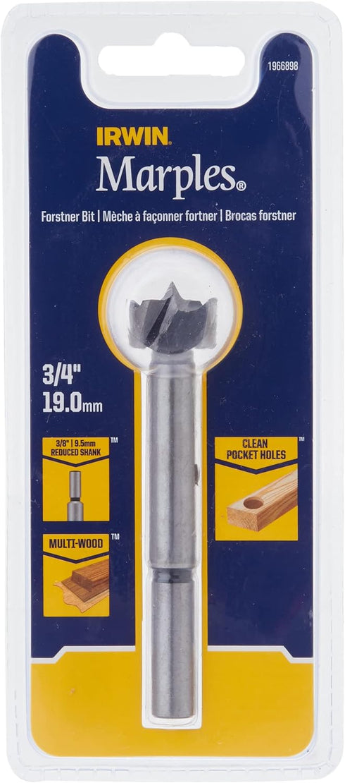 Irwin Tools 1966898 Marples Wood Drilling Forstner Bit, 3/4"