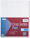 TOPS Cross-Section Pads, 8-1/2" x 11", Glue Top, Graph Rule, 50 Sheets (35101)
