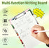 XIHEYUEBANG A4 12.6" 8.9" Cat Bookshelf Clipboard, Cute Decorative Clip Board with Metal Clip Pretty Plastic Clipboards
