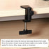 PATIKIL Desk Clamp, 2 Pcs Universal C-Clamp Base with Adjustable Screw for Microphone and Table Lamp Mount Holder