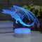 Dragon LED Lighting Kids Night Light,16 Colors with Remote Control Dragon Toy