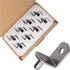 SDTWZW 5mm Closet Holders,16 Shelf Pegs L-Shaped Cabinet Support Pins Bracket Style Clips for Bookcase Kitchen Shelves