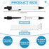 Yexiya Sublimation Pens, Blank Heat Transfer Ballpoint Pen with Shrink Wrap, Customized Clip for School Supplies