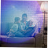 2pcs Background Ambient Light, Romantic Sunset Lamp, Rainbow Projection Lamp for Home Decor