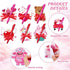 Pasimy 24 Sets Valentines Day Sticky Notes with Pens - Stationery Gift Notepads for Students Office School Class