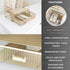 BLU MONACO Gold Desktop Organizer - Cute File Holder for Desk and Drawer Storage of Office Supplies and Folders
