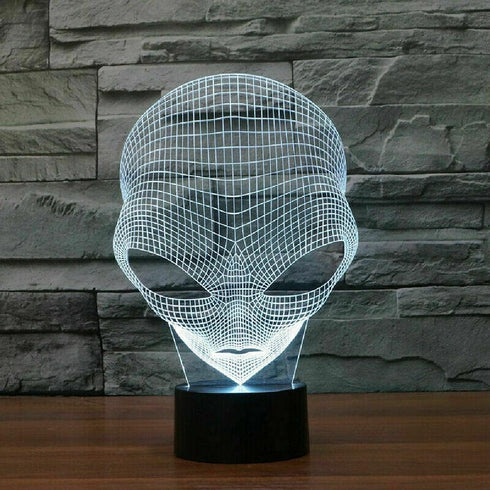 DAGIJIRD 3D 7 Lamp Acrylic Colors Changing USB Bedroom Nightlight Creative Desk Lamp Home Decorations