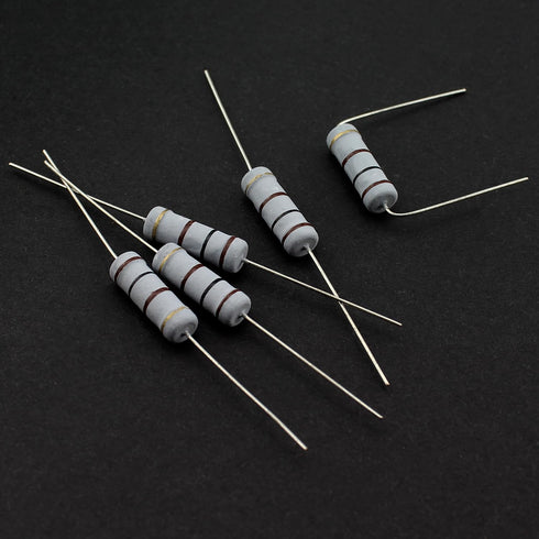 20PCS 3 Watt 100 Ohm Metal Oxide Film Resistor, Quad Band Standard EIA Colours for Experiments