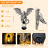 Dragon Tree Hugger Garden Statue - Resin Dragon Figurine Wall Hanger Sculptures Decor with Solar Lantern Lights