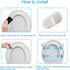8 8 iFealClear Pcs Universal Toilet Seat Bumpers for Bidet, Toilet Lid Rubber Bumpers for Changing Heights, Strong