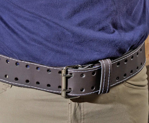 AWP Mens Oil Tan Leather Work Belt, Brown, 50-in Waist US