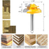 YHSITFNG 45 1/4 Inch 1/2", 5/8", 3/4" (3) Degree Lock Miter Router Bit, Shank, Cutting Height Joint Router Bits