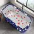 47.2x19.7x21.7inch Portable Foldable Bathtub,Foldable Soaking Bathtub for Adults, Freestanding Bathtubs, Hot Bath Tub
