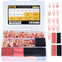 TKDMR 260Pcs Copper Wire Lugs Set, 120Pcs Battery Cable Lugs & 140Pcs Heat Shrink Tubing Assortment Kit