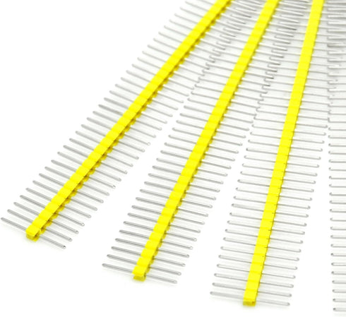 Gikfun 1 x 40 Pin 2.54mm Single Row Breakaway Male Pin Header for Arduino, Pack of 10pcs EK1530
